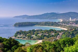 Three Beaches View Point at Phuket in Thailand